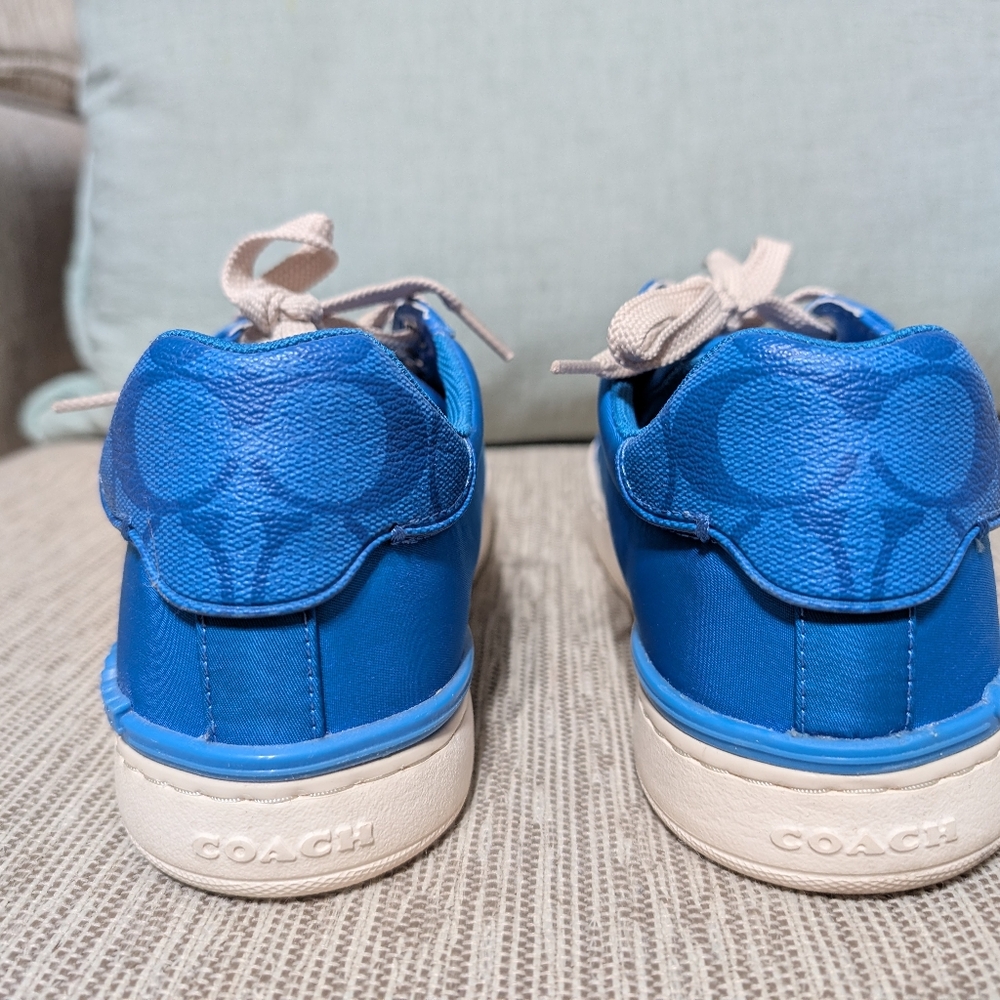 Blue Sneakers with White Laces - Picture 3 of 5